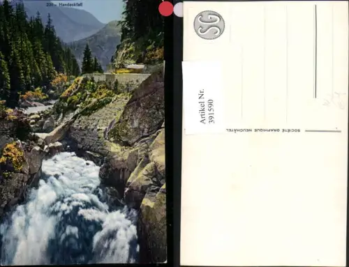 391590,Handeckfall Wasserfall Kt Bern