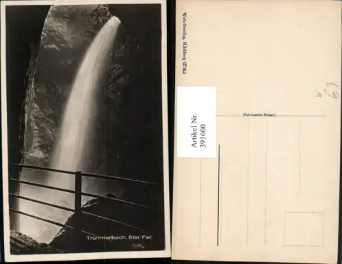 391600,Trümmelbach Wasserfall b. Lauterbrunnen Kt Bern