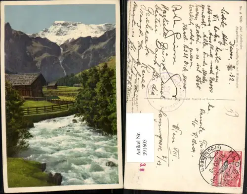 391605,Adelboden Engstligen u. Engstligfälle m. Wildstrubel Bergkulisse Kt Bern