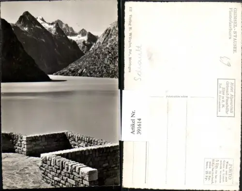 391614,Grimsel-Stausee Finsteraarhorn Bergkulisse Kt Bern