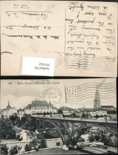 391642,Bern Kirchenfeldbrücke Brücke m. Casino