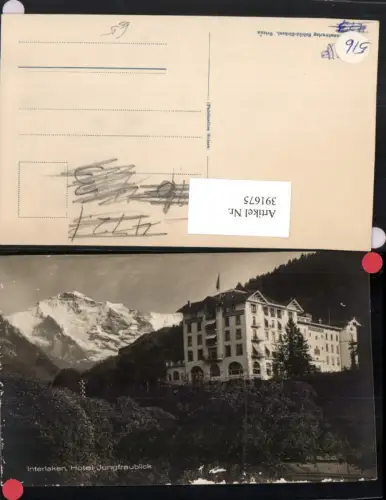 391675,Interlaken Hotel Jungfraublick Bergkulisse Kt Bern