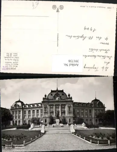391738,Bern Berne Universität Gebäude Denkmal Statue