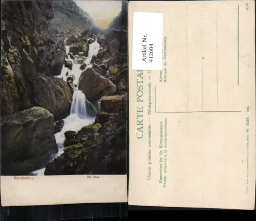 412604,Kandersteg Die Klus Wasserfall Kt Bern