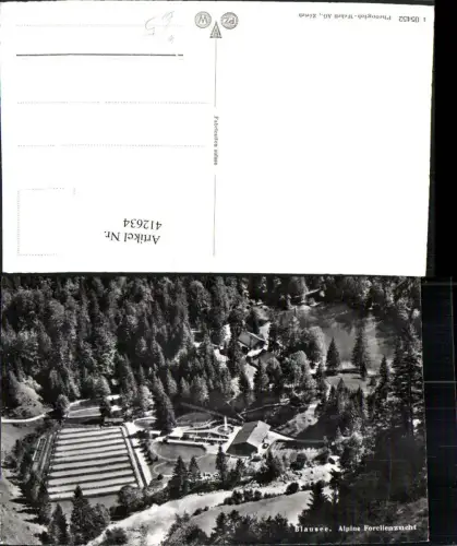 412634,Blausee Alpine Forellenzucht Kt Bern