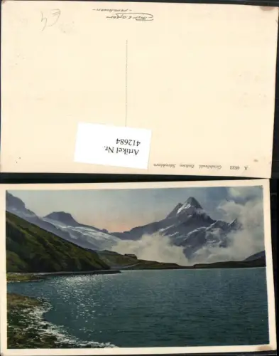 412684,Grindelwald Bachsee See m. Schreckhorn Bergkulisse Kt Bern