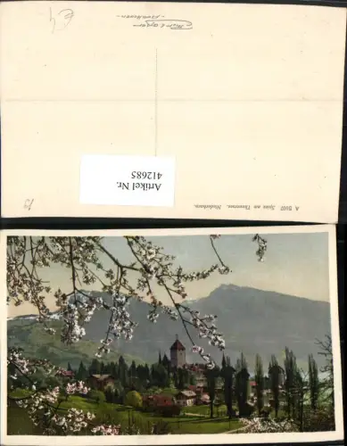 412685,Spiez am Thunersee Totale m. Niederhorn Bergkulisse Kt Bern