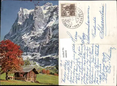 440610,Grindelwald Hütte Bergkulisse Kt Bern