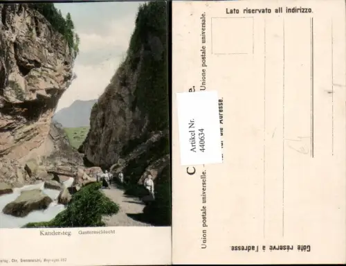 440634,Kandersteg Gasternschlucht Schlucht Kt Bern