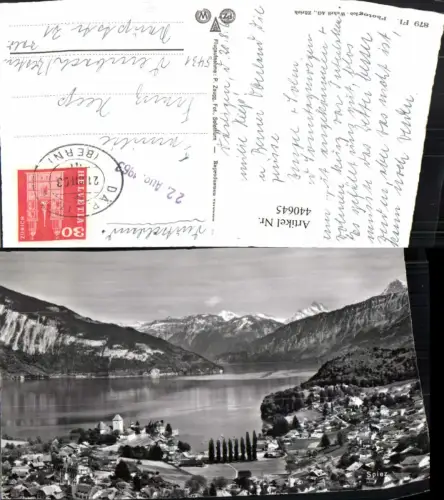 440645,Spiez Totale See Bergkulisse Kt Bern