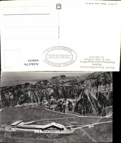 440654,Niederhorn Beatenberg Hotel Grand Restaurant Berghaus Bergkulisse Kt Bern