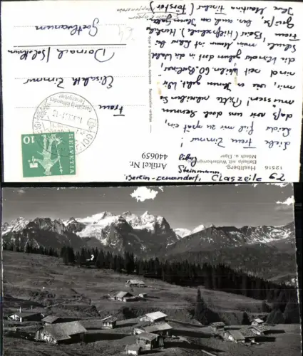440659,Hasliberg Totale Balisalp m. Wetterhorn Bergkulisse Kt Bern