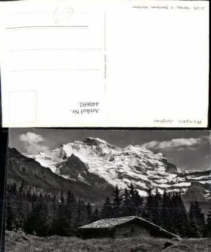 440692,Wengen Jungfrau Bergkulisse Kt Bern