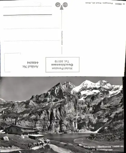 440694,Kandersteg Oeschinensee See m. Blümlisalp Bergkulisse Kt Bern