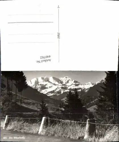 440702,Blümlisalp Landschaft Bergkulisse Kt Bern