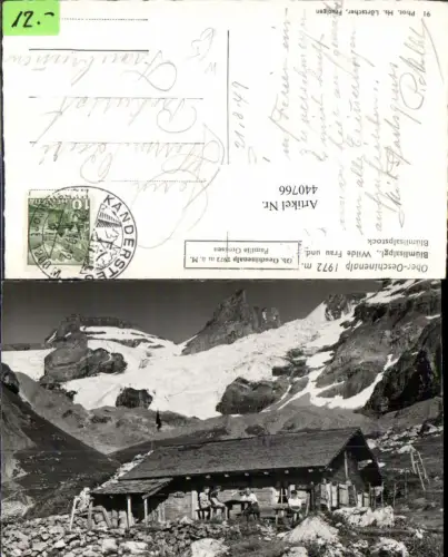 440766,Ober-Oeschinenalp Blümlisalp Almhütte Bergkulisse Kt Bern