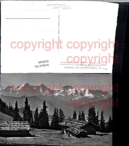 460048,Beatenberg Niederhorn m. Eiger Mönch Bergkulisse Kt Bern