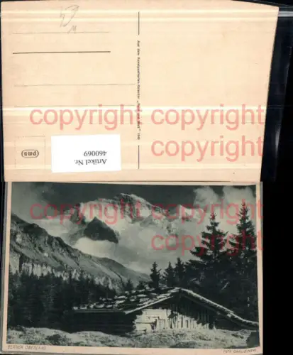 460069,Berner Oberland Hütte Bergkulisse Kt Bern