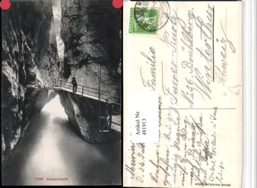 481913,Aareschlucht Schlucht Klamm b. Meiringen Kt Bern