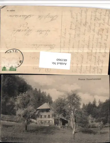481960,Wasen Pension Hauenfluhbödeli Haus Kt Bern