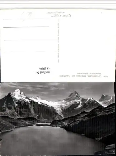 481994,Grindelwald Bachsee See am Faulhorn Bergkulisse Kt Bern
