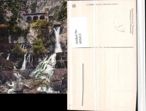 495412,Beatenberg Beatushöhlen am Thunersee Kreuzgang Wasserfall Kt Bern