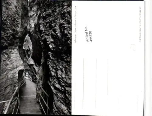 495420,Aareschlucht Schlucht b. Meiringen Kt Bern