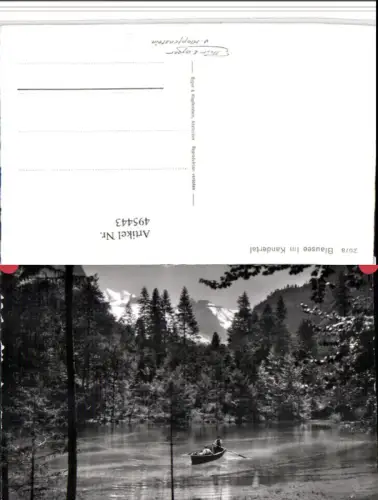 495443,Kandertal Blausee See Ruderboot Kt Bern