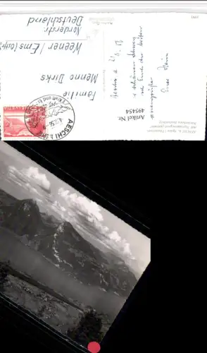 495454,Aeschi b. Spiez am Thunersee geg. Niederhorn Bergkulisse Kt Bern