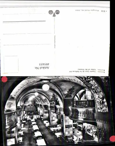 495455,Berne Bern Kornhauskeller Innenansicht