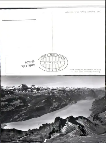 495479,Brienzer Rothorn b. Brienz Brienzersee Bergkulisse Kt Bern