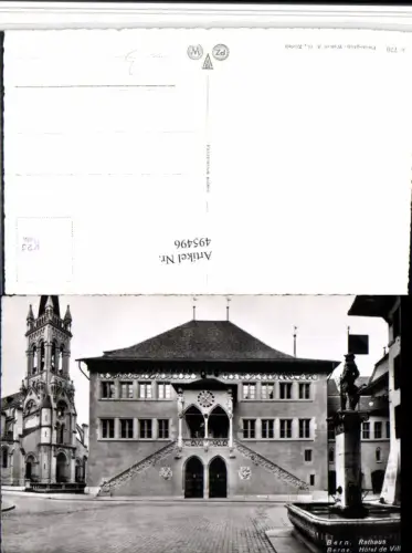 495496,Bern Rathaus Gebäude Kirche Brunnen