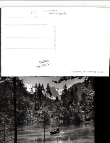 495502,Kandertal Blausee See Ruderboot Kt Bern