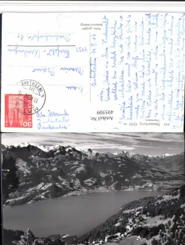 495509,Beatenberg Thunersee See Bergkulisse Kt Bern