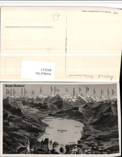 495511,Thunersee See Thun Vogelschau Bergkulisse Kt Bern