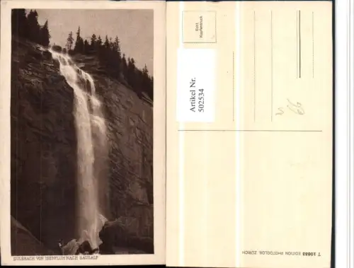 502534,Sulsbach von Isenfluh nach Sausalp Wasserfall Kt Bern