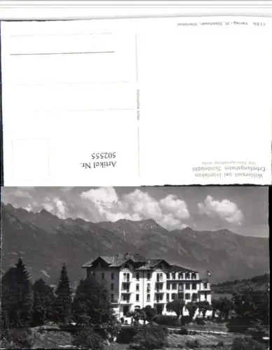 502555,Wilderswil b. Interlaken Erholungsheim Schönbühl Bergkulisse Kt Bern