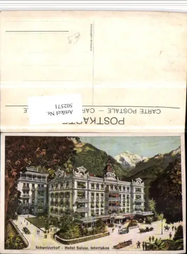 502571,Interlaken Hotel Suisse Schweizerhof Bergkulisse Kt Bern