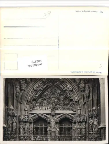 502579,Bern Münster Portal Das jüngste Gericht