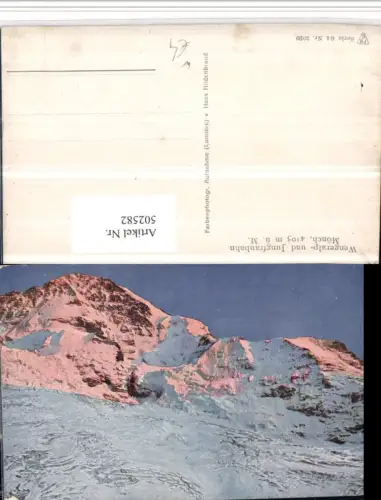 502582,Wengeralp- und Jungfraubahn b. Wengen Bergkulisse Kt Bern