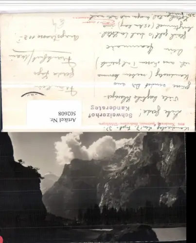 502608,Kandersteg Gasterntal Hockenhorn Bergkulisse Kt Bern