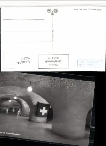 502617,Jungfraujoch b. Interlaken Gletscherpalast Höhle Kt Bern