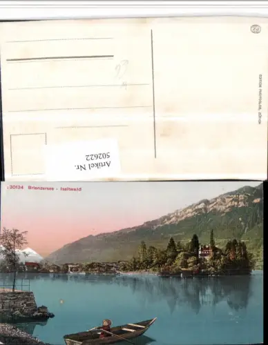 502622,Brienzersee See Iseltwald Ruderboot Kt Bern