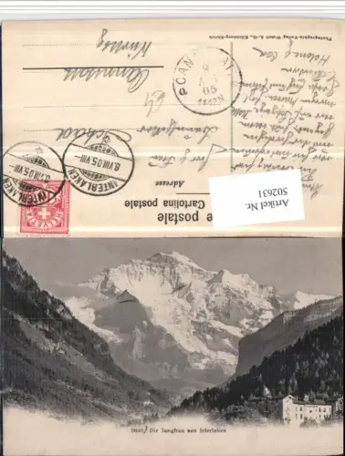 502631,Interlaken Jungfrau Bergkulisse Kt Bern