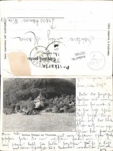 557185,Schloss Ralligen am Thunersee Thun Merligen Sigriswil Kt. Bern