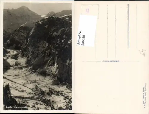 586050,Lauterbrunnental i. Winter Lauterbrunnen Switzerland