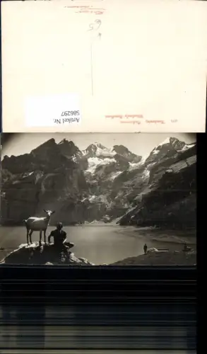 586297,Kandersteg Öschinensee Blümlisalp Fründhorn Switzerland