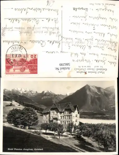 586299,Foto Ak Goldiwil Hotel Pension Jungfrau Switzerland