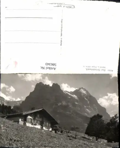 586343,Foto Ak Bei Grindelwald Hörnli u. Eiger Switzerland