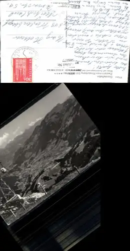 586677,Foto Ak Gondelbahn Zweisimmen Rinderberg Seilbahn Gondel Switzerland